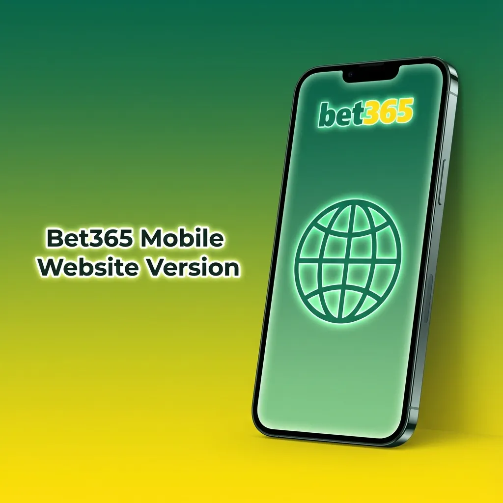Smartphone displaying Bet365 mobile website with betting options and account management in a browser interface