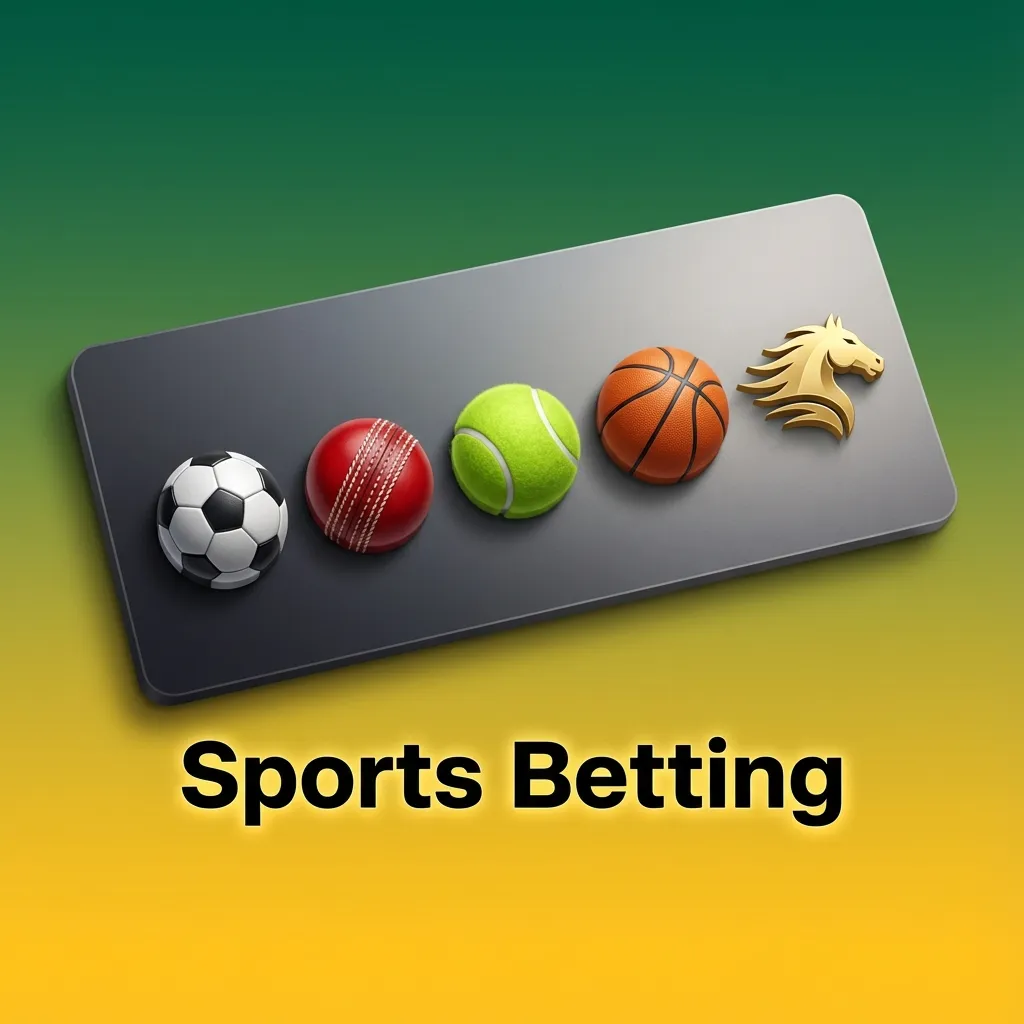 Sports betting platform interface showing live odds and scores for cricket, football, tennis, kabaddi and more sports.