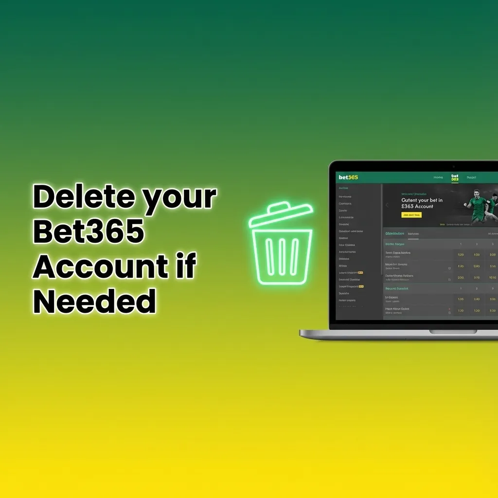 Person using Bet365 app to choose account closure or self-exclusion options in responsible gambling settings