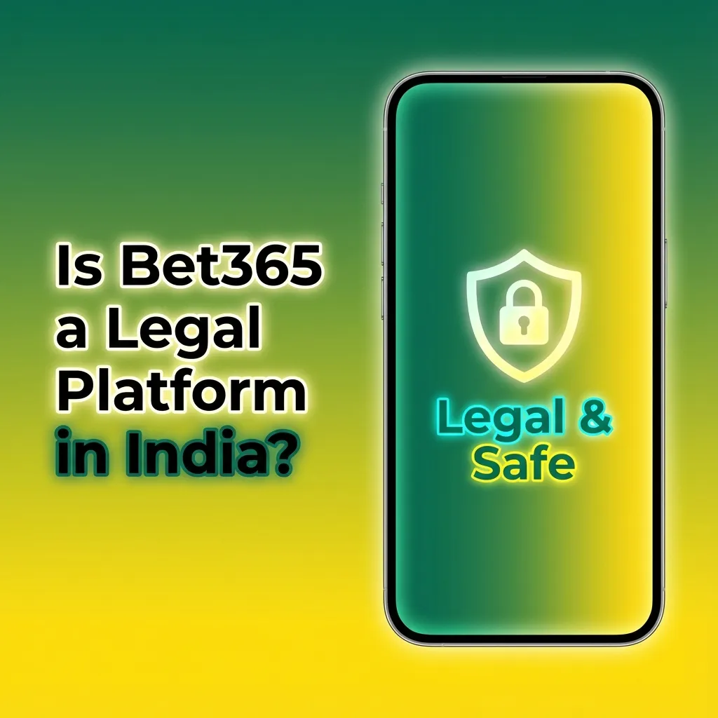 Illustration asking if Bet365 is legal in India, highlighting foreign licences, privacy policy, and responsible betting tools