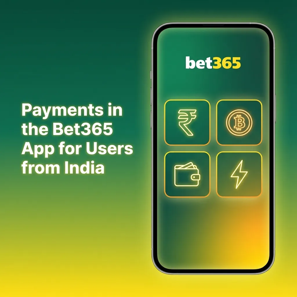 Bet365 India app screen showing INR balance and icons for UPI, Paytm, Google Pay, cards, NetBanking, Skrill, and Neteller